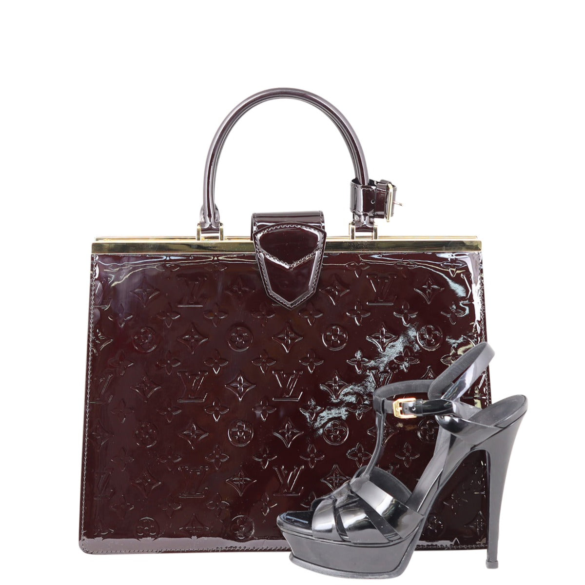 Louis Vuitton Déesse GM Monogram Vernis Shoe
