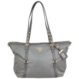 Prada Tessuto & Saffiano Two-Way Tote Front
