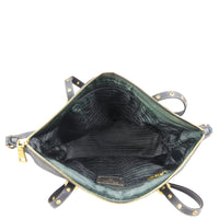 Prada Tessuto & Saffiano Two-Way Tote Whole interior
