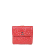 Chanel Camellia Compact Wallet Front
