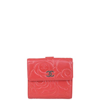 Chanel Camellia Compact Wallet Front
