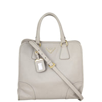 Prada Saffiano Lux Tote Medium Front
