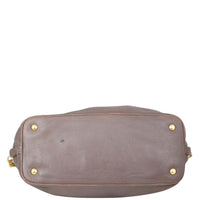 Prada Vitello Cervo Expandable Shopper Tote Base
