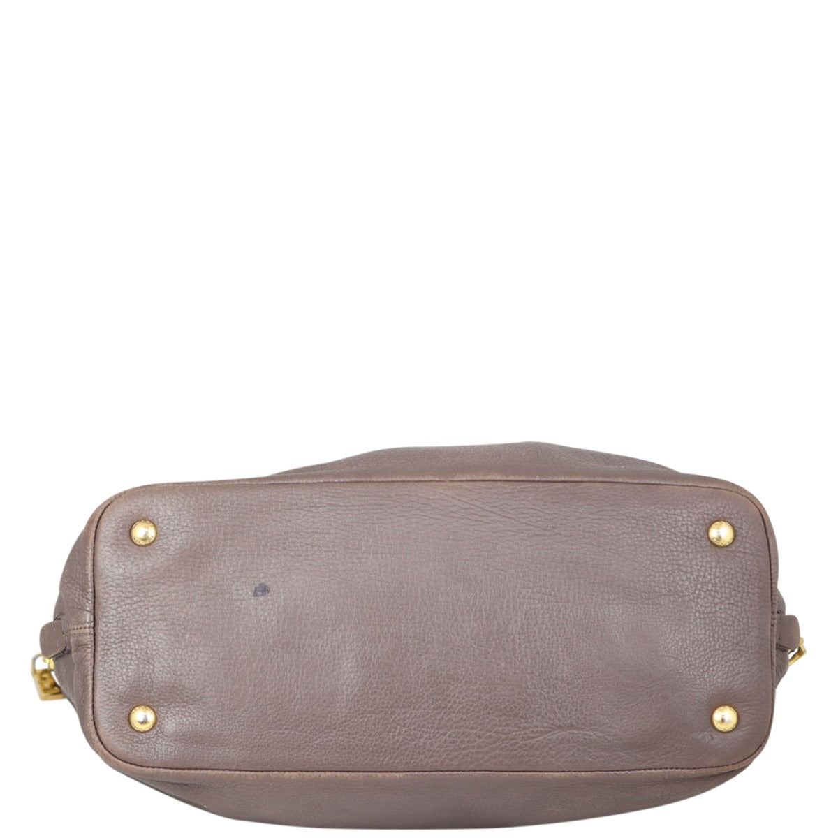 Prada Vitello Cervo Expandable Shopper Tote Base
