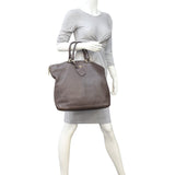 Prada Vitello Cervo Expandable Shopper Tote Mannequin

