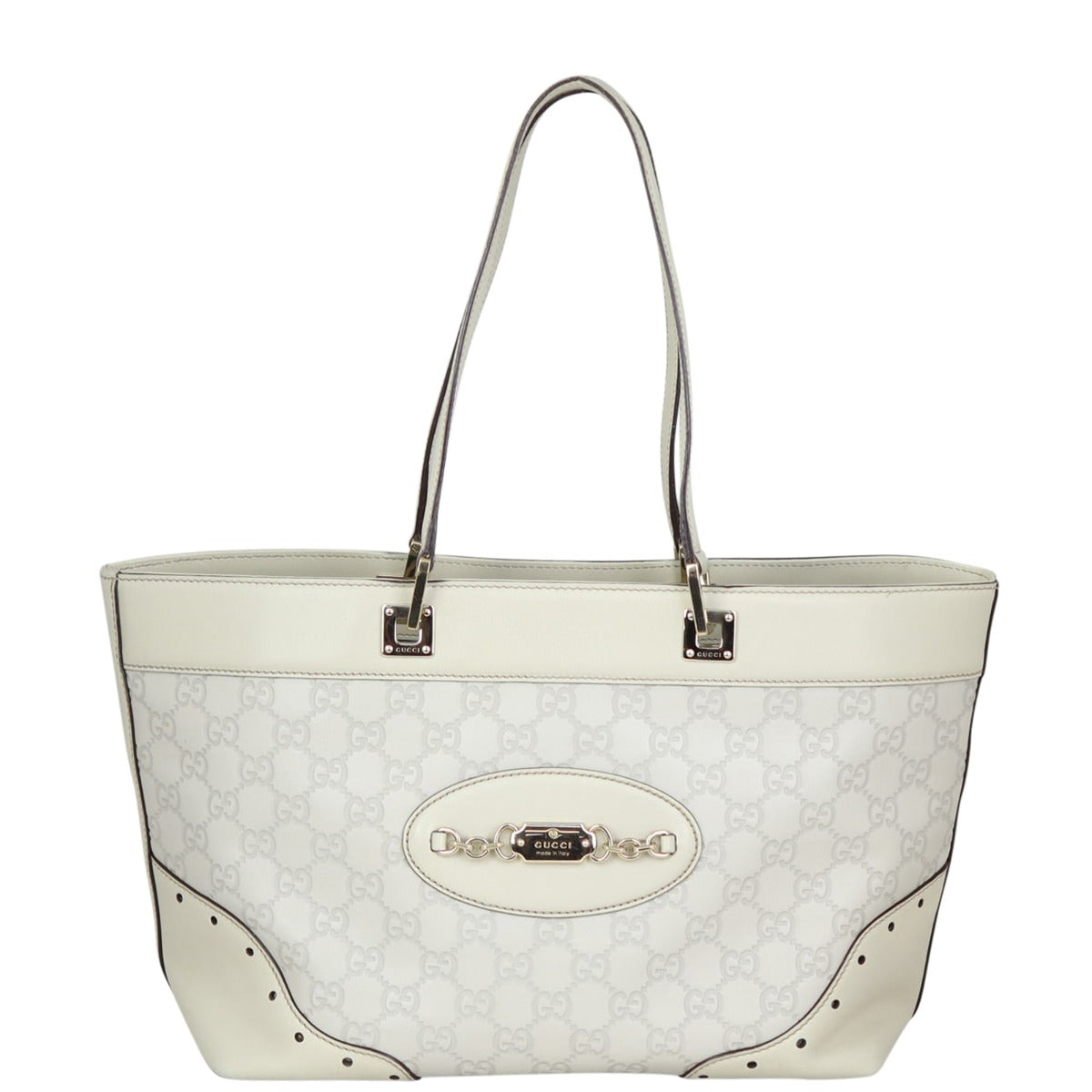 Gucci Guccissima Punch Tote Front
