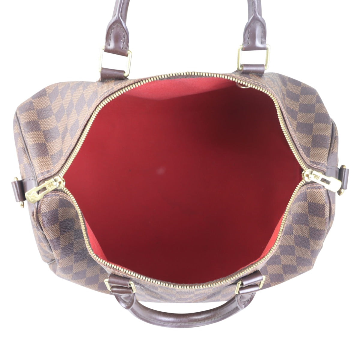 Louis Vuitton Speedy 35 Bandouliere Damier Ebene Whole interior
