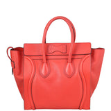 Celine Mini Luggage Tote Back
