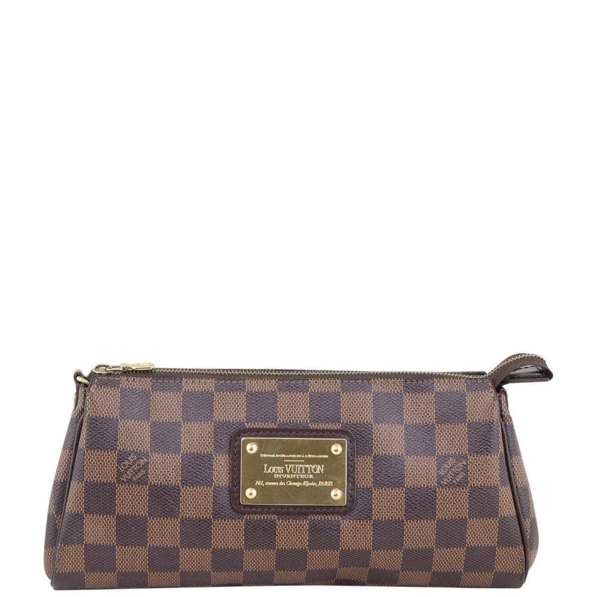 Louis Vuitton Eva Pochette Damier Ebene Front
