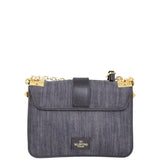 Valentino B-Rockstud Denim Shoulder Bag Back
