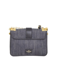 Valentino B-Rockstud Denim Shoulder Bag Back
