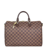 Louis Vuitton Speedy 35 Bandouliere Damier Ebene Front