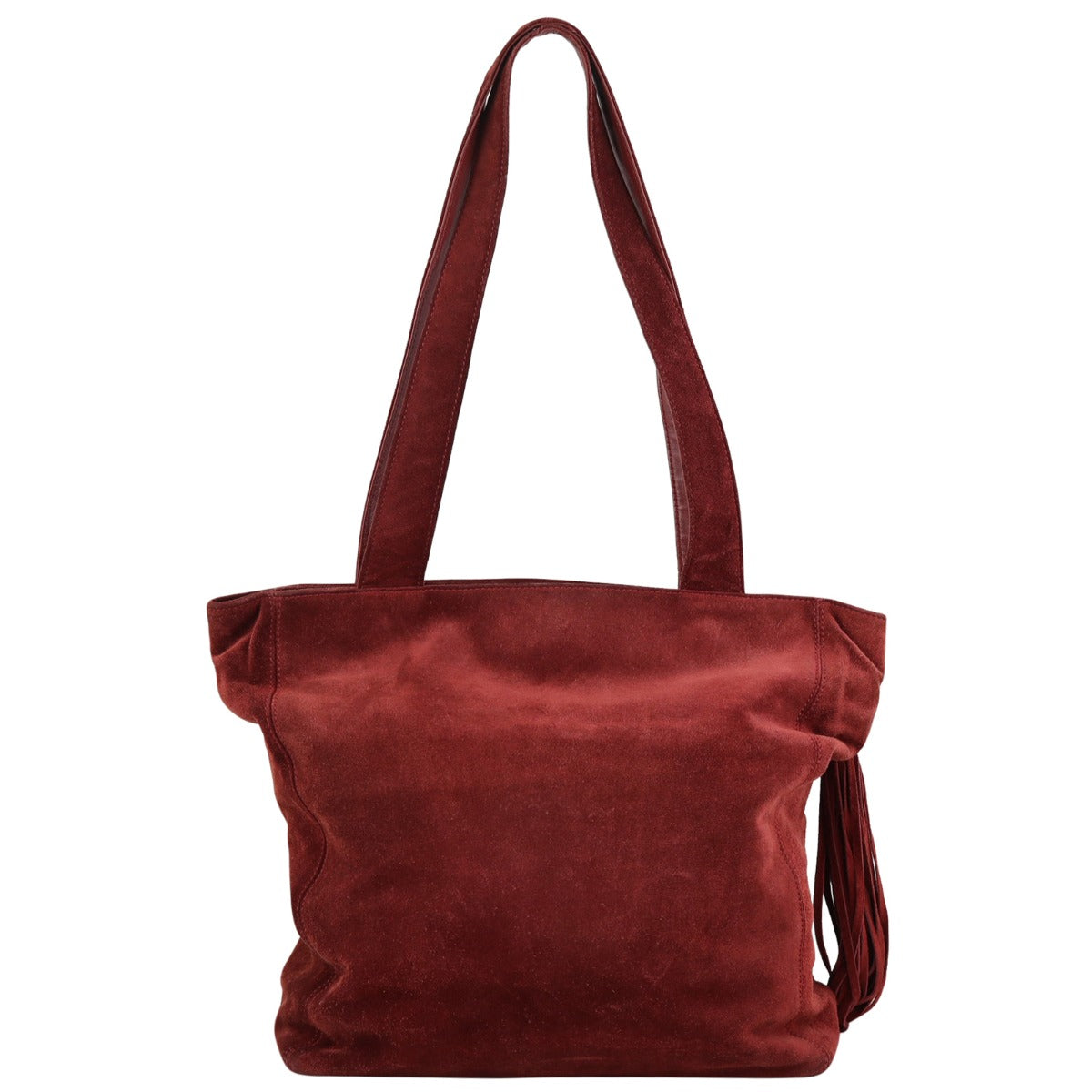 Chanel Suede Tassel Shoulder Bag Back
