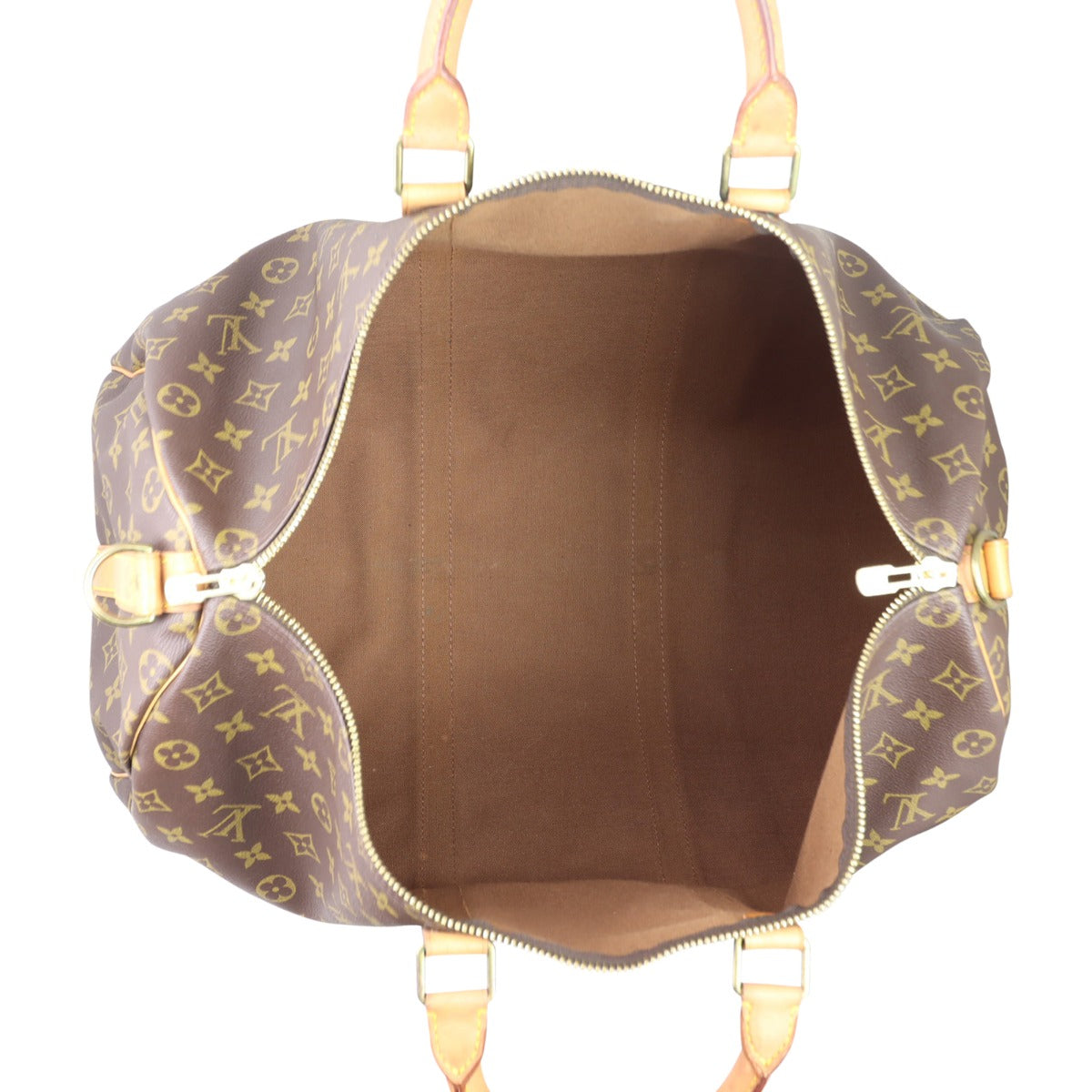 Louis Vuitton Keepall 50 Bandouliere Monogram Whole interior
