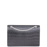 Saint Laurent Croc-Embossed Betty Bag Back

