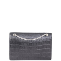 Saint Laurent Croc-Embossed Betty Bag Back

