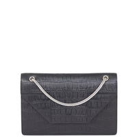 Saint Laurent Croc-Embossed Betty Bag Front
