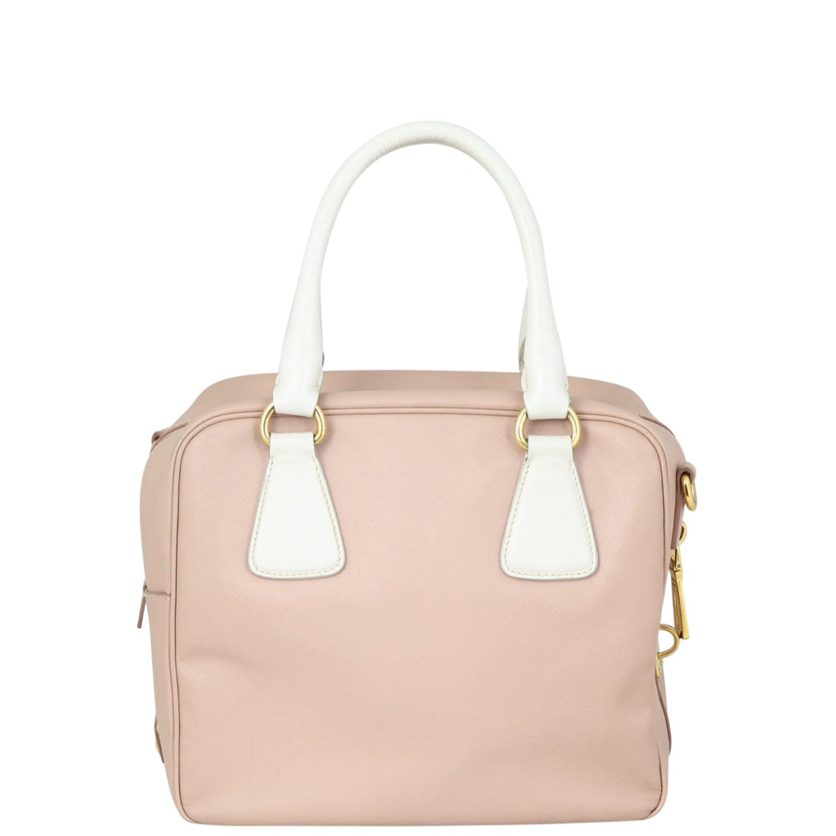 Prada Saffiano Lux Bauletto Bag Back
