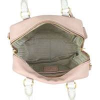 Prada Saffiano Lux Bauletto Bag Whole interior
