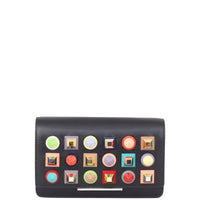 Fendi Studded Wallet on Chain Front
