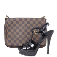 Louis Vuitton Musette Tango Damier Ebene Shoe

