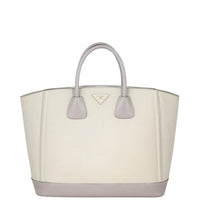 Prada Saffiano Bi-Colour Shopping Tote Front
