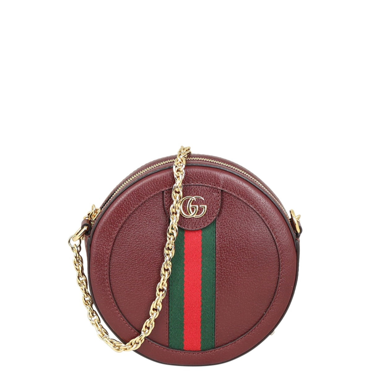 Gucci Ophidia Round Mini Shoulder Bag Front
