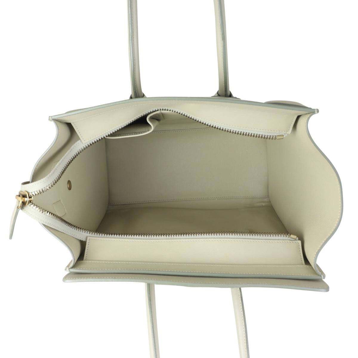 Celine Micro Luggage Tote Whole interior
