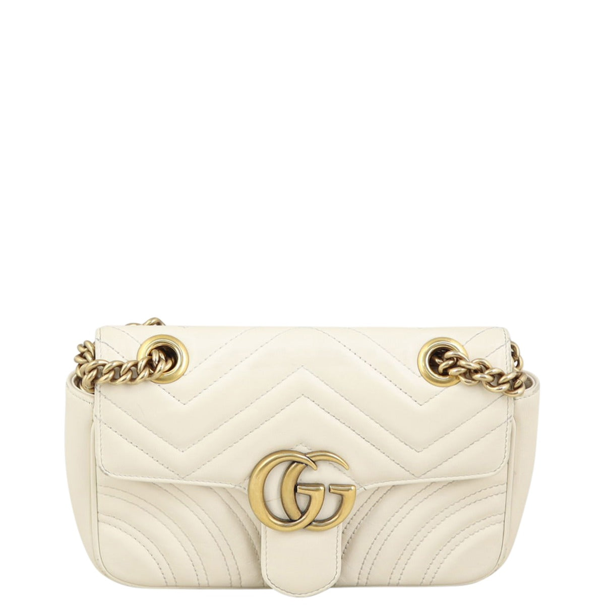 Gucci GG Marmont Matelasse Mini Shoulder Bag Front