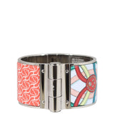 Hermes Extra Wide Enamel Hinged Bracelet Front