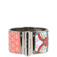 Hermes Extra Wide Enamel Hinged Bracelet Front