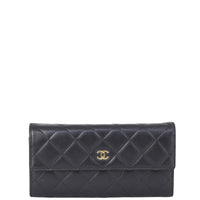 Chanel Classic Flap Long Wallet Front