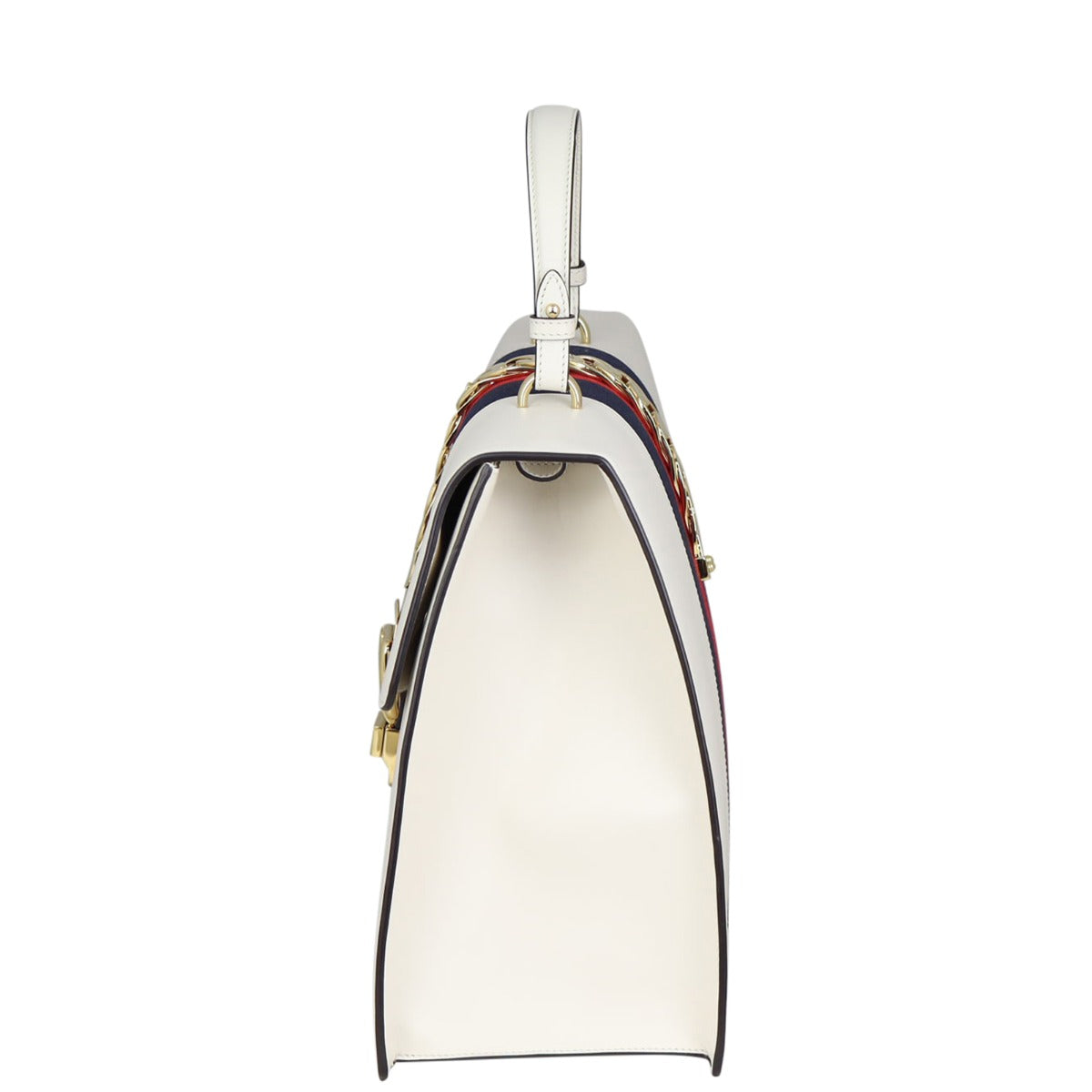 Gucci Sylvie Top Handle Large Bag Side

