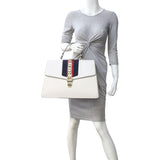Gucci Sylvie Top Handle Large Bag Mannequin
