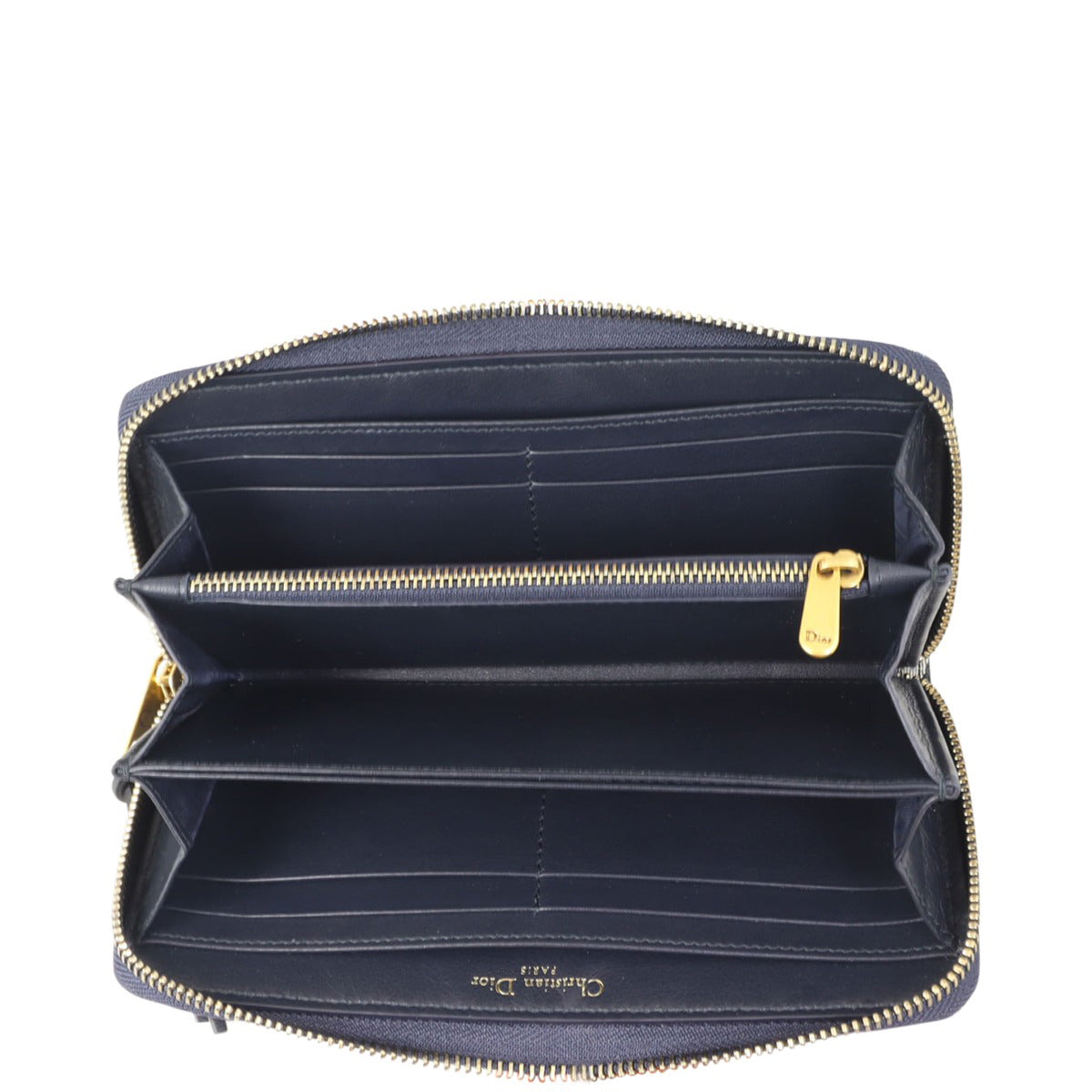 Dior Oblique Voyager Wallet Whole interior
