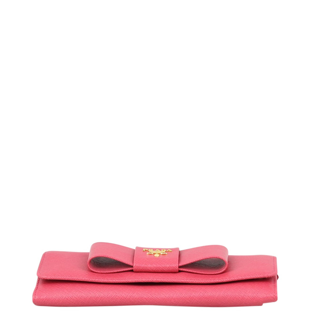 Prada Saffiano Bow Continental Wallet Base
