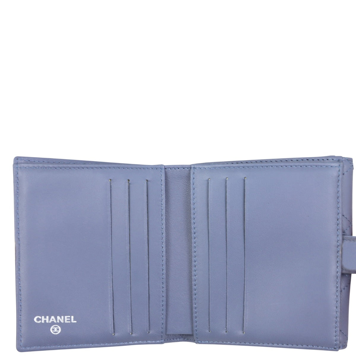 Chanel CC Compact Wallet Whole interior
