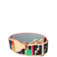 Fendi Strap You Velvet Logo Shoulder Strap Front
