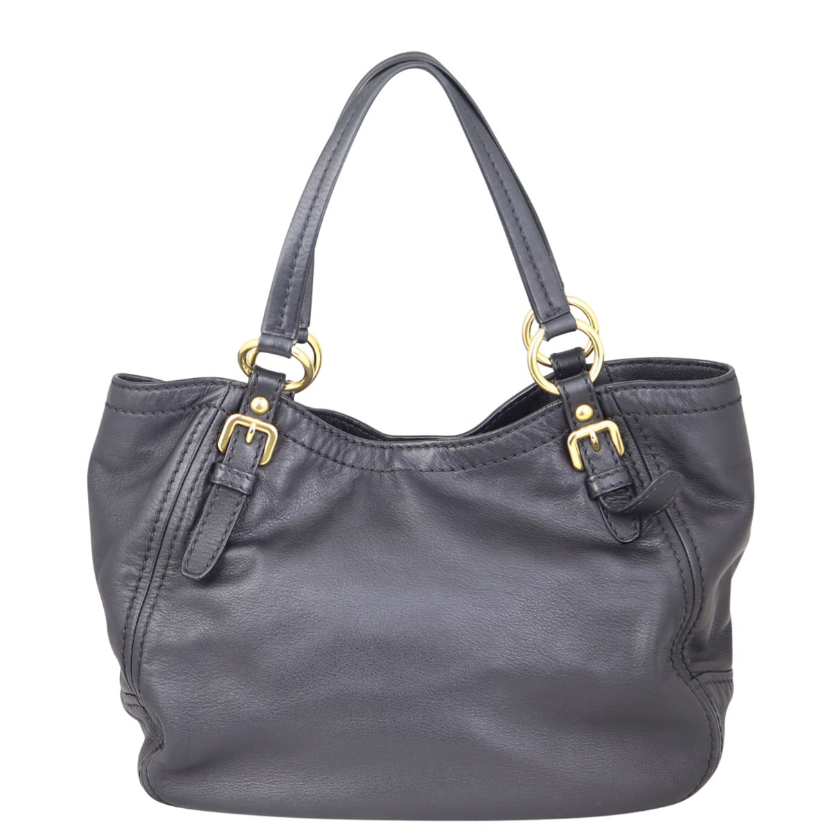 Prada Soft Calf Large Tote Back
