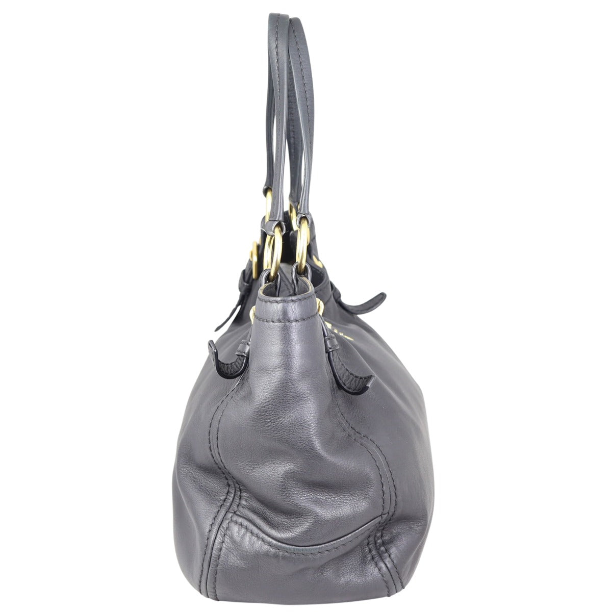 Prada Soft Calf Large Tote Side

