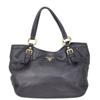 Prada Soft Calf Large Tote Front
