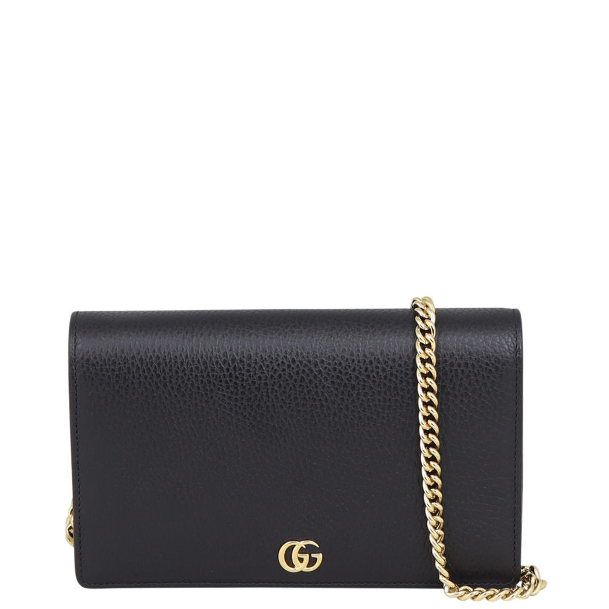 Gucci GG Marmont Leather Mini Chain Bag Front

