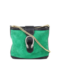 Gucci Dionysus Suede Medium Bucket Bag Front
