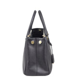 Prada Saffiano Lux Galleria Double Zip Tote Small Side
