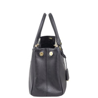 Prada Saffiano Lux Galleria Double Zip Tote Small Side
