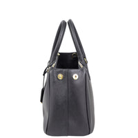 Prada Saffiano Lux Galleria Double Zip Tote Small Side
