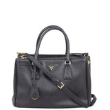 Prada Saffiano Lux Galleria Double Zip Tote Small Front
