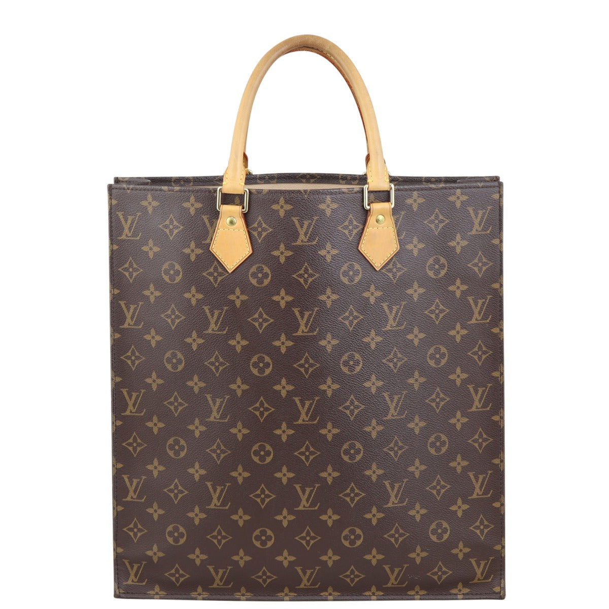 Louis Vuitton Sac Plat Monogram Front
