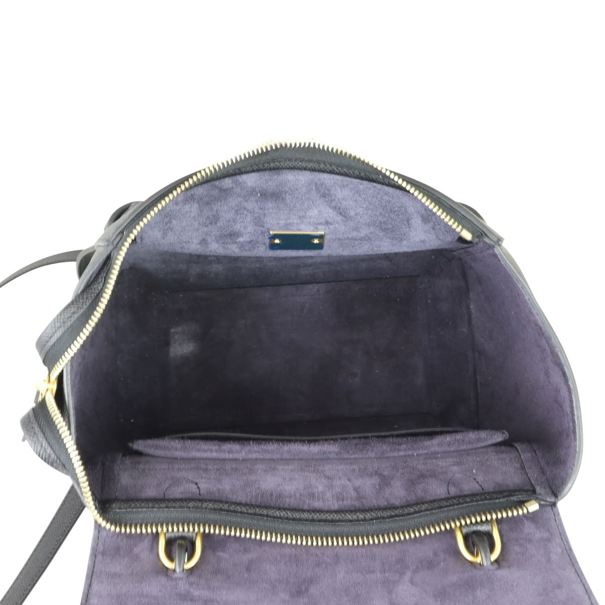 Celine Micro Belt Bag Front Whole interior
