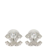 Chanel CC Resin Stud Earrings Back

